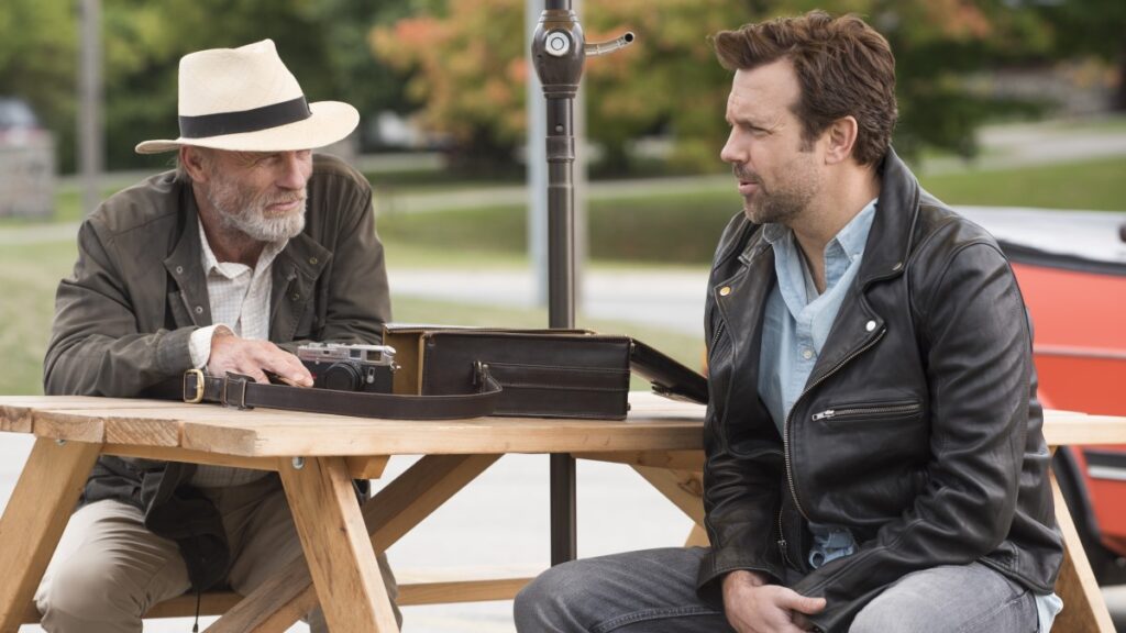 Ed Harris (Ben) and Jason Sudeikis (Matt) in Kodachrome